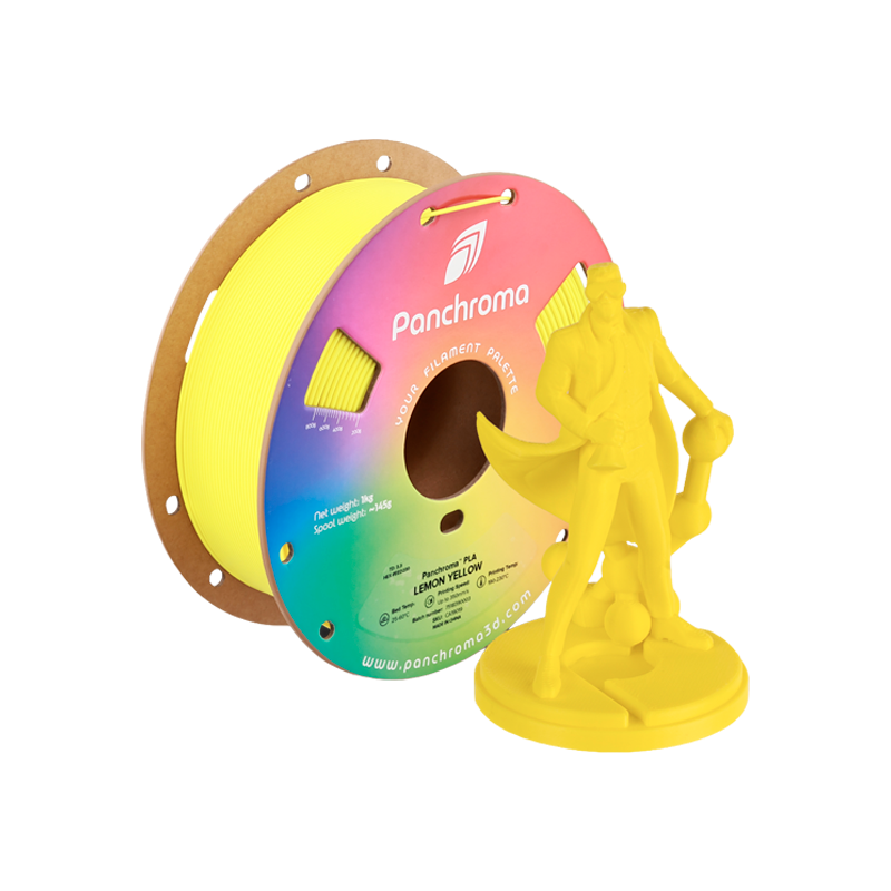 PANCHROMA PLA LIMON AMARILLO Polymaker Panchroma PLA - Amarillo Limón 1 kg (1.75 mm) - Imagen 1