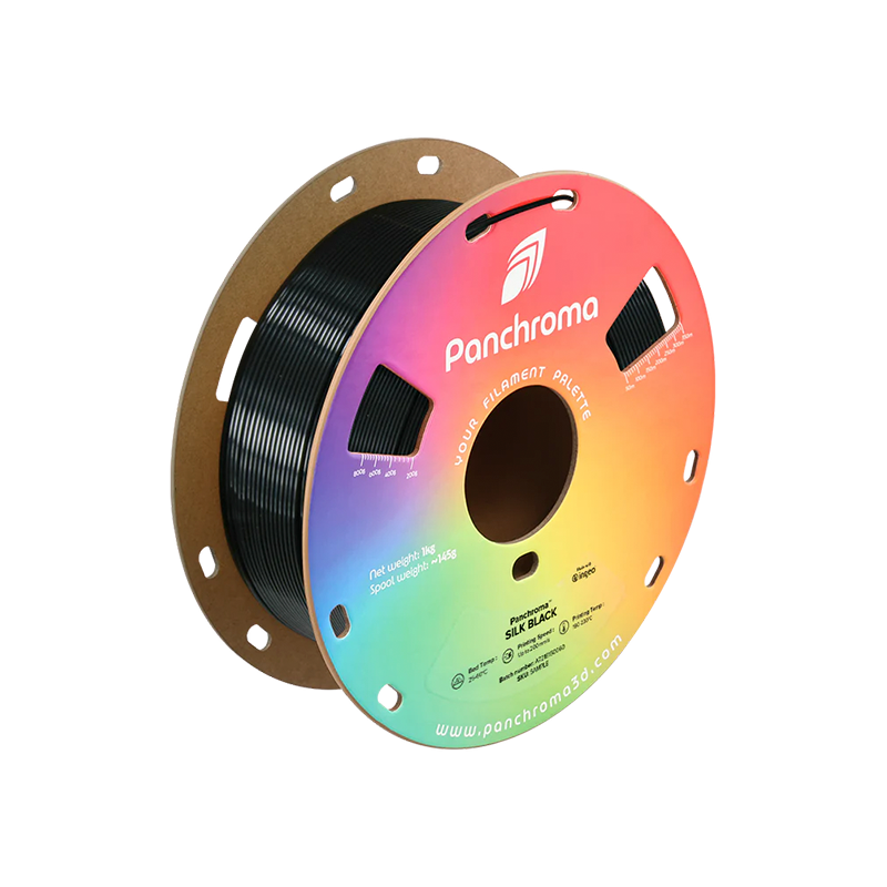 PANCHROMA PLA SEDA NEGRO Polymaker Panchroma PLA Seda - Negro 1 kg (1.75 mm) - Imagen 1