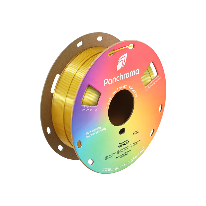 PANCHROMA PLA SEDA ORO Polymaker Panchroma PLA Seda - Oro 1 kg (1.75 mm) - Imagen 1