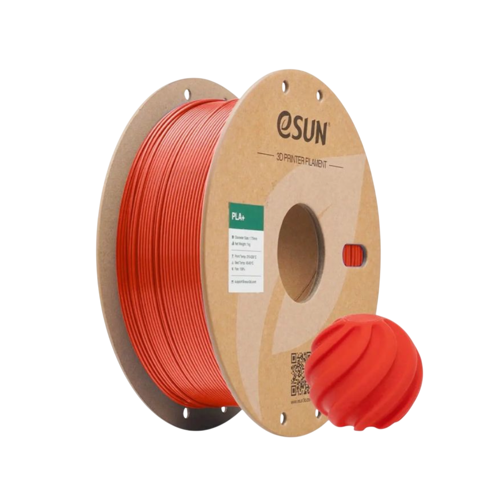 Esun PLA+ Rojo 1kg (1.75mm) Esun PLA+ - Rojo 1 kg (1.75mm) - Imagen 1